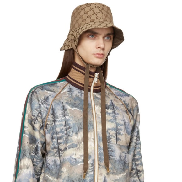 COPY - Gucci reversible brown canvas gg bucket hat - Picture 3 of 5